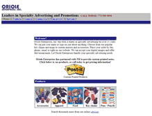 Tablet Screenshot of orioleent.com
